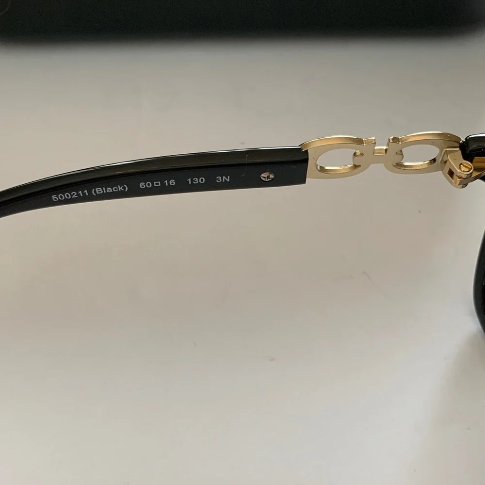 Modern Stylish Coach Black Oversized Sunglasses for Women.